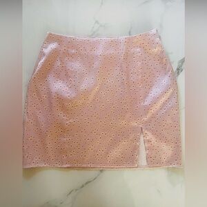 Zara Pink Floral Skirt sz M